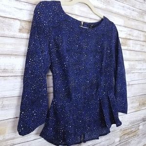 Forever 21 Tops Xxi Forever 2 Leopard Peplum Top Poshmark